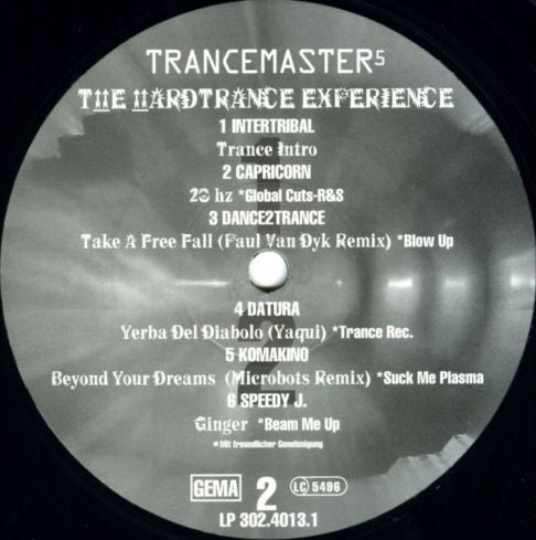 Various : Trancemaster 5 (The Hardtrance Experience) (2xLP, Comp, Ltd)