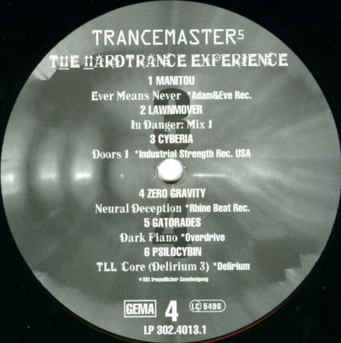 Various : Trancemaster 5 (The Hardtrance Experience) (2xLP, Comp, Ltd)
