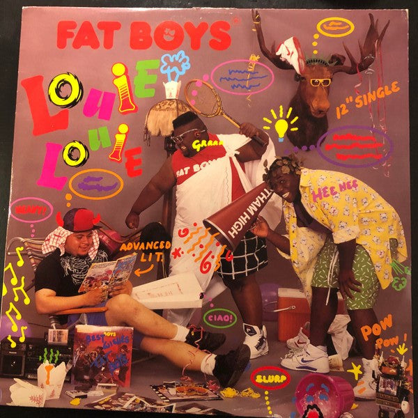 Fat Boys : Louie Louie / All Day Lover (12", Promo)
