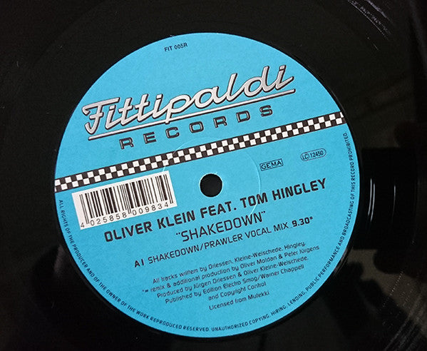 Oliver Klein : Shakedown (The Remixes) (12")