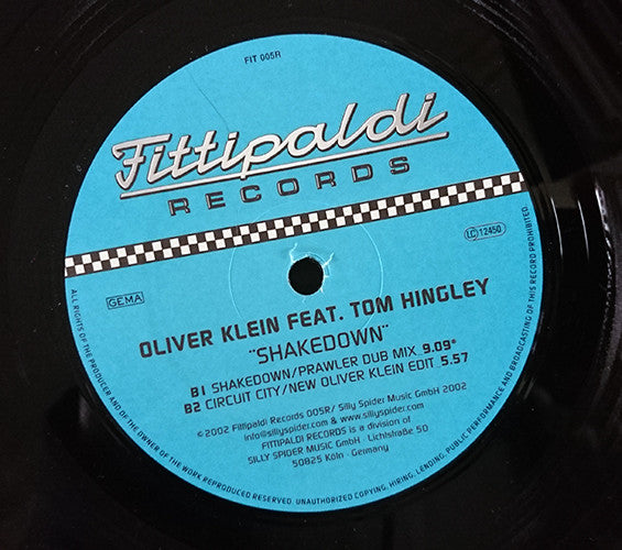 Oliver Klein : Shakedown (The Remixes) (12")