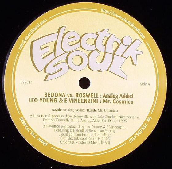 Sedona Vs. Roswell (4) / Leo Young & E Vineenzini* : Analog Addict / Mr. Cosmico (12")