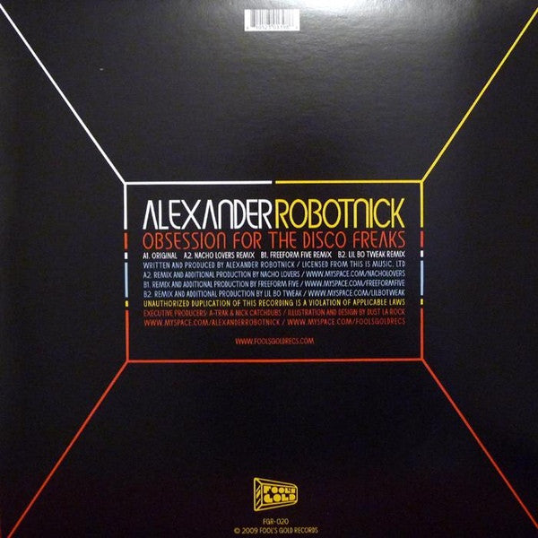 Alexander Robotnick : Obsession For The Disco Freaks (12")