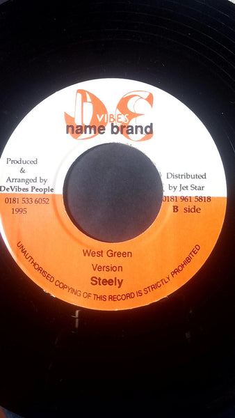 Ruddy Irie / Steely : Selassie I / West Green (7")