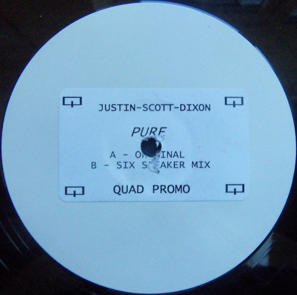 Justin Scott-Dixon* : Pure (12", Promo, W/Lbl)