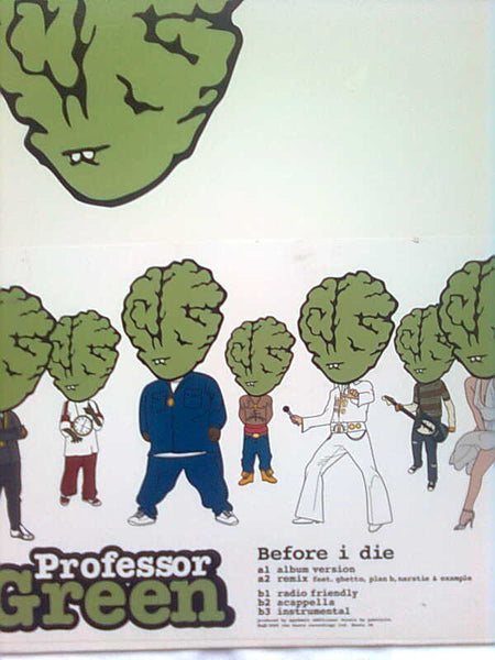Professor Green : Before I Die (12", Gre)