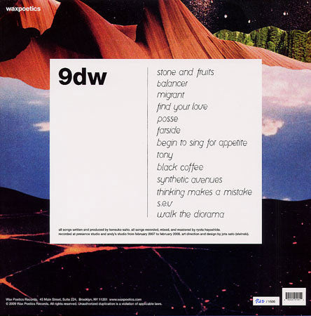 9dw : 9dw (2xLP, Album, Ltd, Cle)