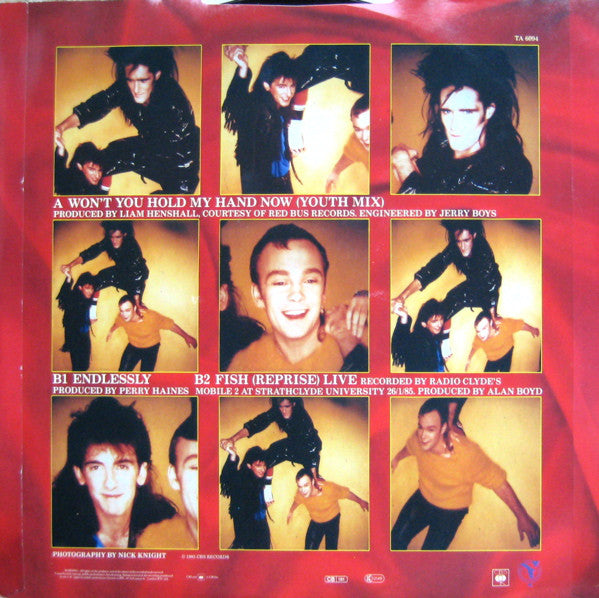 King : Won't You Hold My Hand Now (Youth Mix) (12", Single)