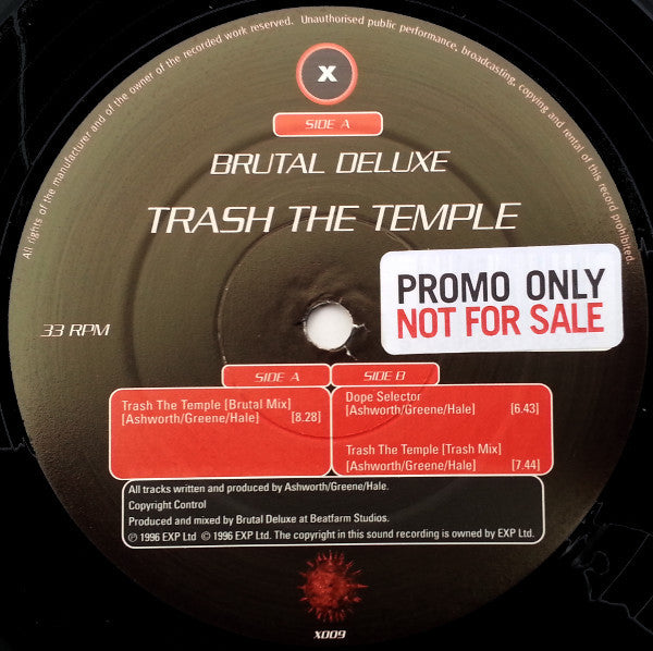 Brutal Deluxe (3) : Trash The Temple (12")