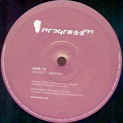 Bassetti : Callisto / Amaithea (12")