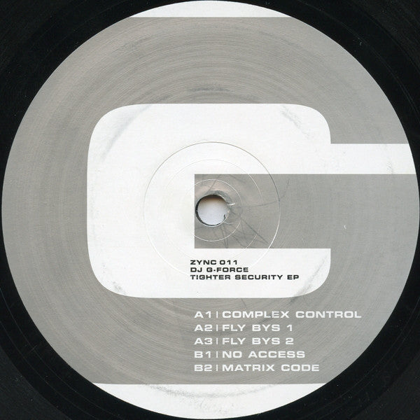 DJ G-Force* : Tighter Security EP (12", EP)