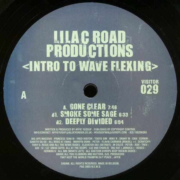 Lilac Road Productions : Intro To Wave Flexing (12")