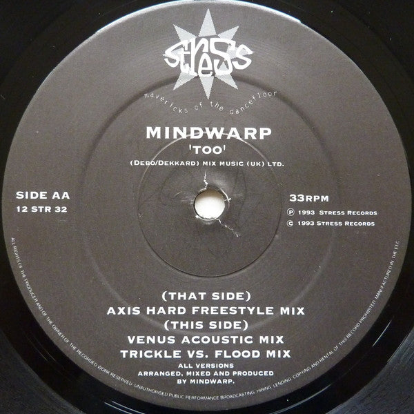Mindwarp : Too (12")