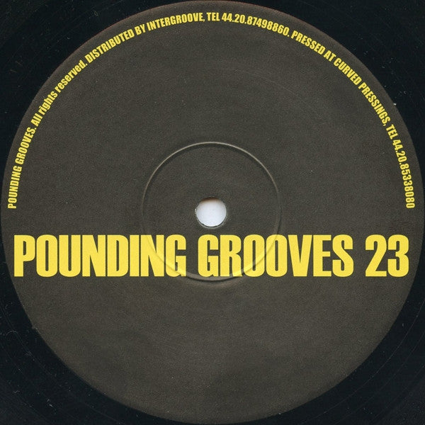 Pounding Grooves : Pounding Grooves 23 (10")