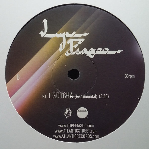 Lupe Fiasco : I Gotcha (12", Promo)
