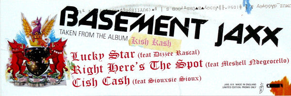 Basement Jaxx : Taken From The Album Kish Kash (12", Ltd, Promo)