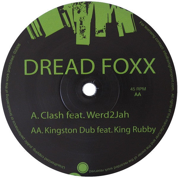 Dread Foxx : Clash / Kingston Dub (12")