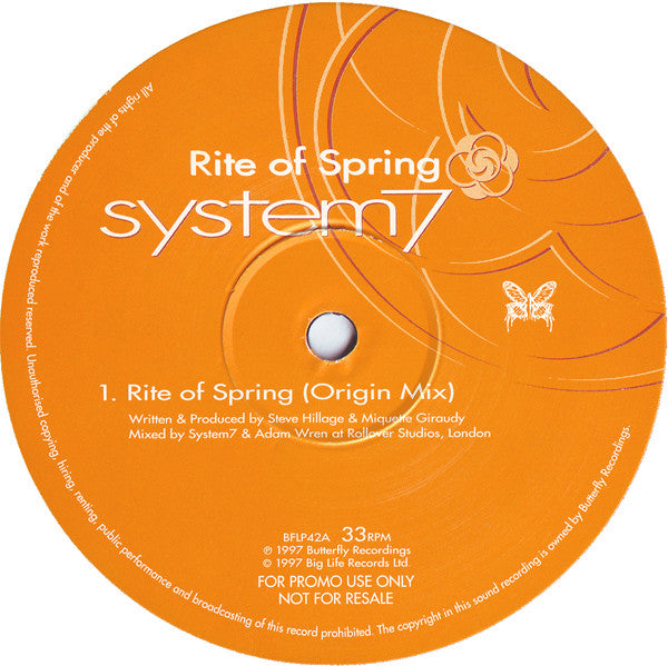 System 7 : Rite Of Spring (2x12", Promo)