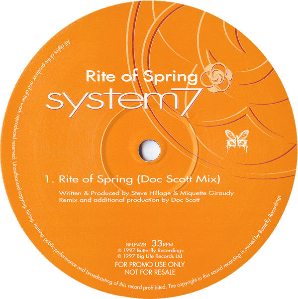 System 7 : Rite Of Spring (2x12", Promo)