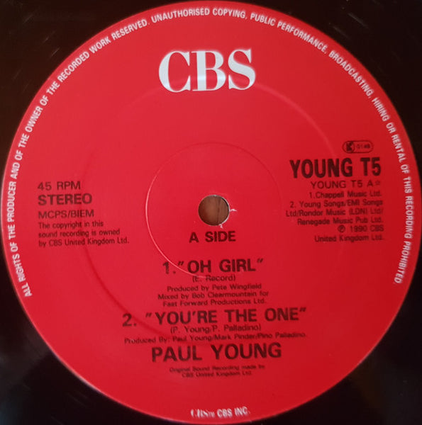 Paul Young : Oh Girl (12")