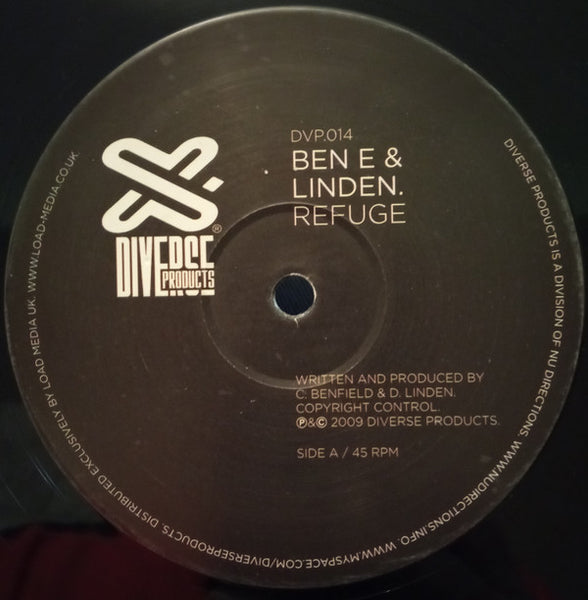 Ben E* & Linden : Refuge / Old Days (12")