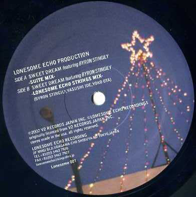 Lonesome Echo Production Featuring Byron Stingily : Sweet Dream (12")