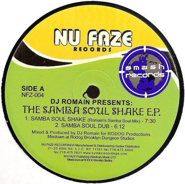 DJ Romain : The Samba Soul Shake EP (12", EP)
