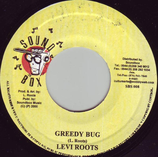 Levi Roots : Greedy Bug (7")