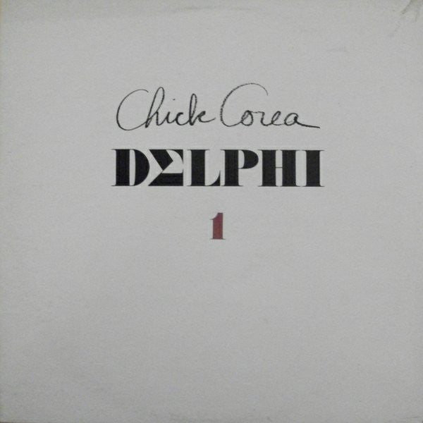 Chick Corea : Delphi 1 Solo Piano Improvisations (LP, Album)