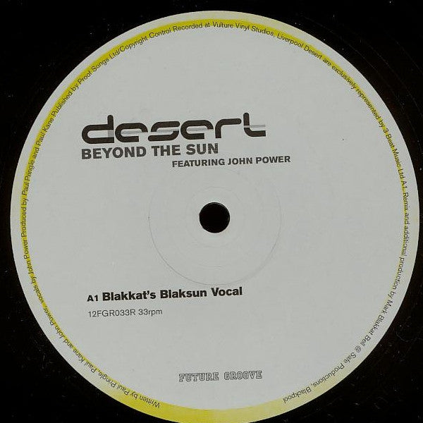 Desert Featuring John Power : Beyond The Sun (12")