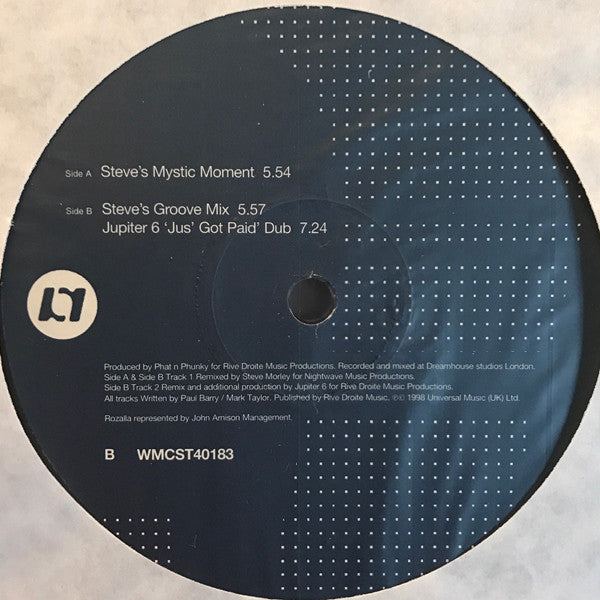 Phat N' Phunky* Feat. Rozalla : Friday Night (2x12", Promo)