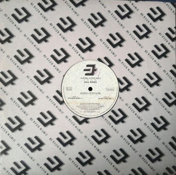 Arkanoid Feat. Lisa Jones : Alpha Centauri (12")