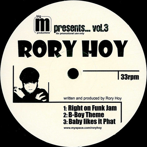 Hayz / Rory Hoy : Big M Productions Presents... Vol.3 (12", Promo)
