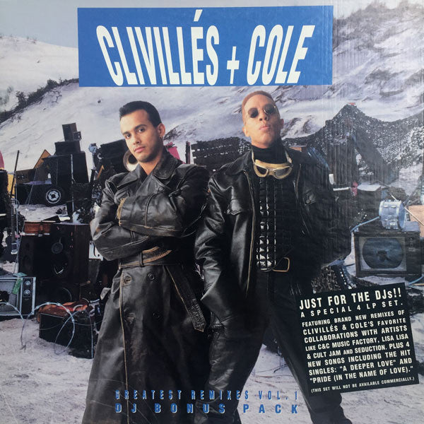 Clivillés & Cole : Greatest Remixes Vol. 1 (DJ Bonus Pack) (4x12", Comp, Promo + Box)