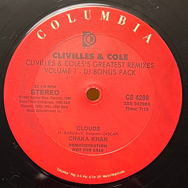 Clivillés & Cole : Greatest Remixes Vol. 1 (DJ Bonus Pack) (4x12", Comp, Promo + Box)