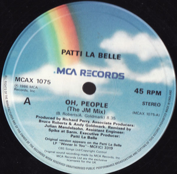 Patti LaBelle : Oh, People (The JM Remix) (12")