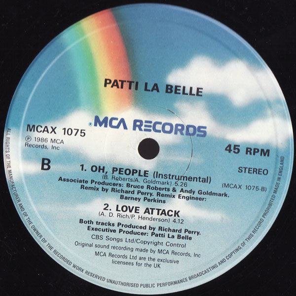 Patti LaBelle : Oh, People (The JM Remix) (12")