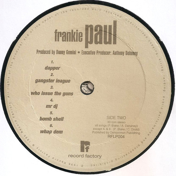 Frankie Paul : You Turn Me On (LP, Album)