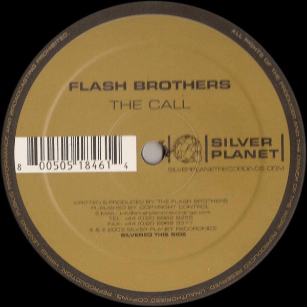 Flash Brothers : The Call (12", S/Sided)