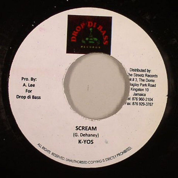 Vybz Kartel / K-Yos : Baby Fada / Scream (7")