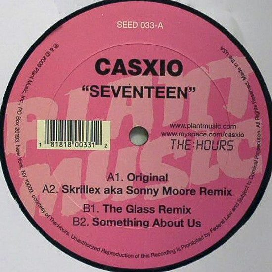 Casxio : Seventeen (12")