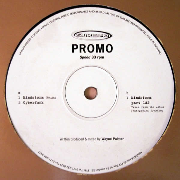 Sureshot : Mindstorm (12", Promo)