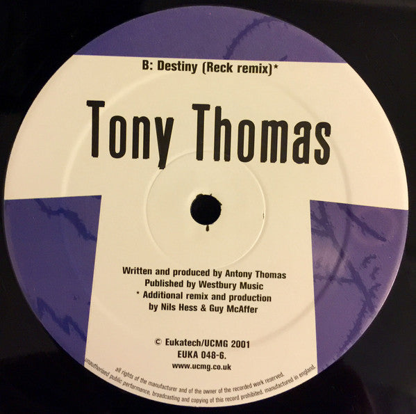 Tony Thomas : Destiny (12")