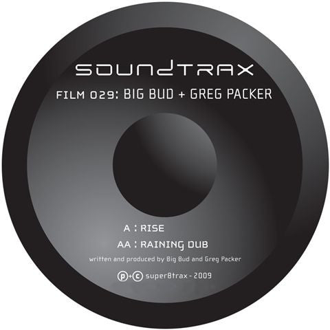 Big Bud + Greg Packer : Rise / Raining Dub (12")