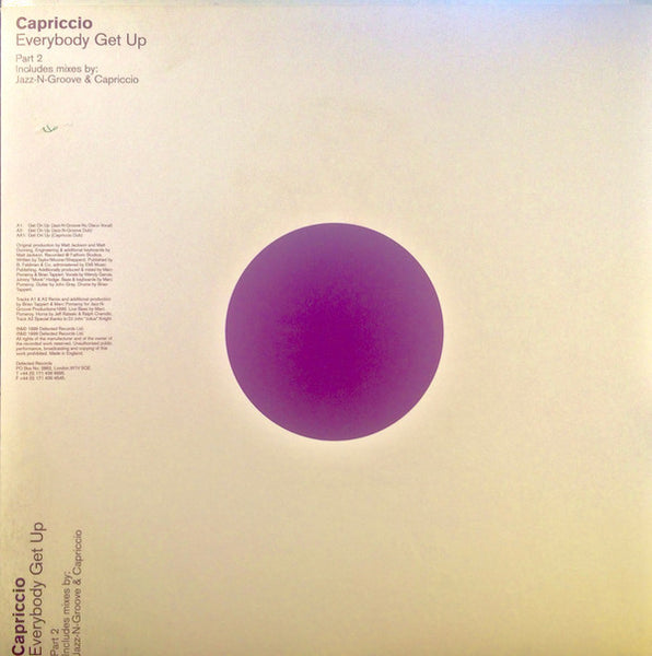 Capriccio : Everybody Get Up (Part 2) (12")