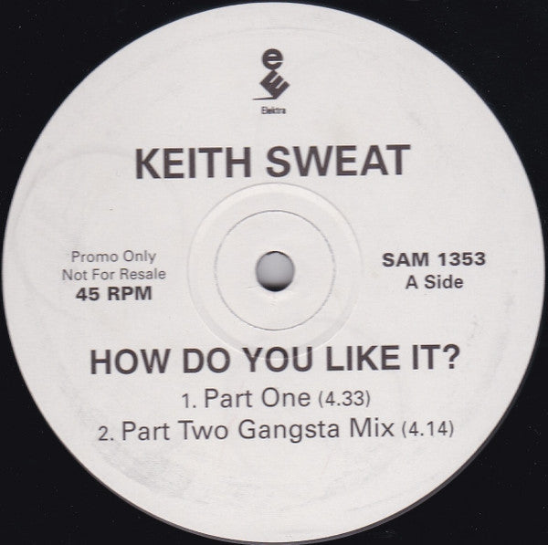 Keith Sweat : How Do You Like It? (12", Promo)