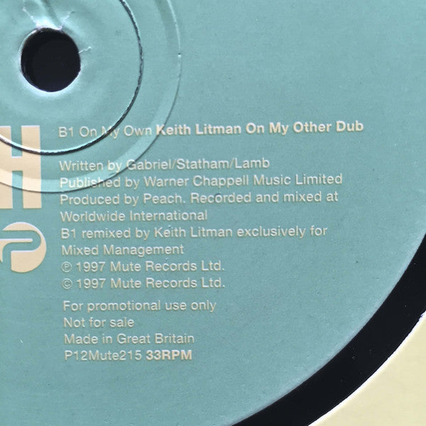 Peach : On My Own (12", Promo)