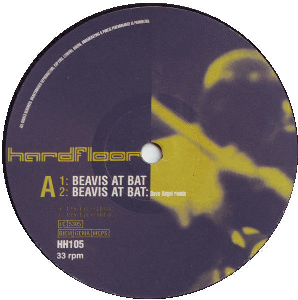 Hardfloor : Beavis At Bat (12")