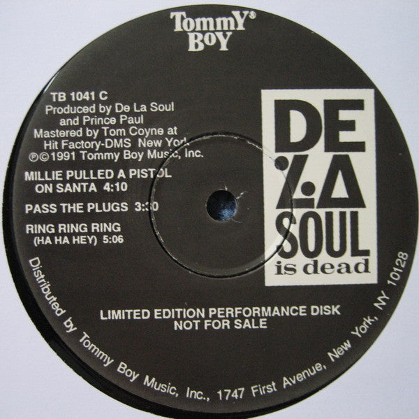 De La Soul : De La Soul Is Dead (2xLP, Album, Ltd, Promo)