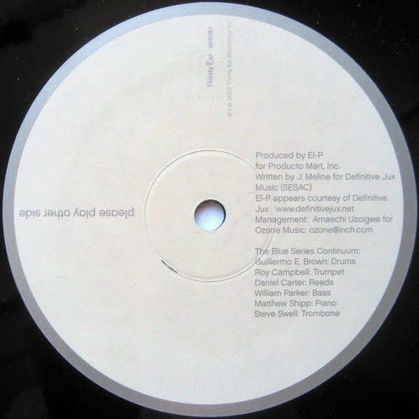 EL-P : Sunrise Over Bklyn (10", S/Sided)